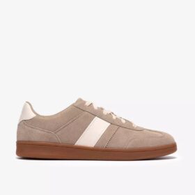 Mens Seco Speed Dark Sand Suede Sneakers