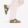 Mens Seco Speed Green Suede Sneakers Mens Seco Speed Green Suede Sneakers