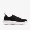 Mens Solevana Style Black Sneakers