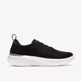 Mens Solevana Style Black Sneakers