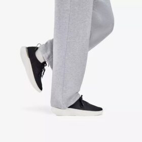 Mens Solevana Style Black Sneakers