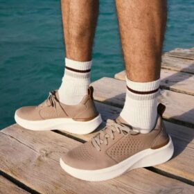 Mens Solevana Style Grey Sneakers