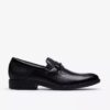 Mens Steadwell Bit Black Leather Loafers Mens Steadwell Bit Black Leather Loafers