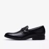 Mens Steadwell Bit Black Leather Loafers Mens Steadwell Bit Black Leather Loafers