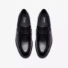 Mens Steadwell Bit Black Leather Loafers Mens Steadwell Bit Black Leather Loafers