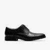 Mens Steadwell Cap Black Leather Oxfords Mens Steadwell Cap Black Leather Oxfords