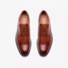 Mens Steadwell Cap Dark Tan Leather Oxfords