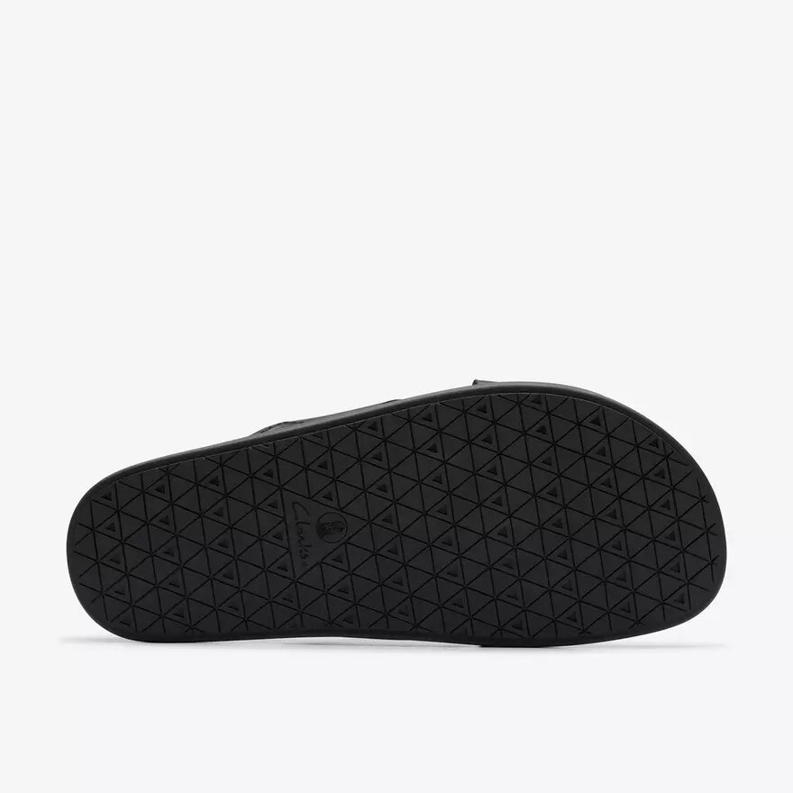Mens Torford Cross Black Leather Flat Sandals Mens Torford Cross Black Leather Flat Sandals