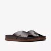 Mens Torford Cross Brown Leather Flat Slide Sandals Mens Torford Cross Brown Leather Flat Slide Sandals