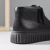 Mens Torhill Hi Black Leather Ankle Boots