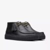 Mens Torhill Hi Black Leather Ankle Boots