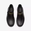 Mens Torhill Hi Black Leather Ankle Boots