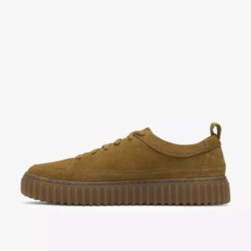 Mens Torhill Lace Ochre Suede