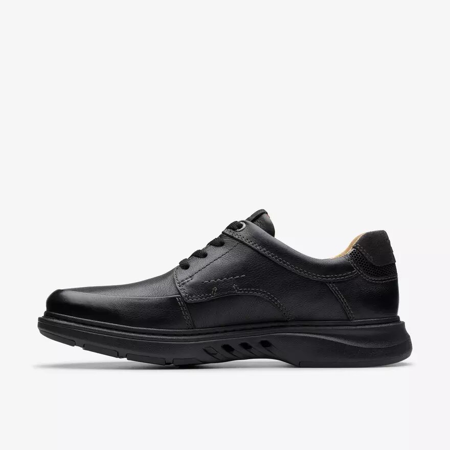Mens Un Briley Lace Black Leather Oxford Shoes| Clarks Mens Un Briley Lace Black Leather Oxford Shoes| Clarks