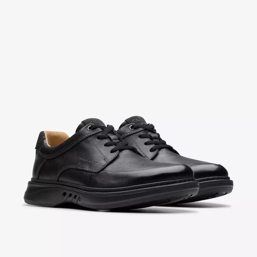 Mens Un Briley Lace Black Leather Oxford Shoes| Clarks Mens Un Briley Lace Black Leather Oxford Shoes| Clarks