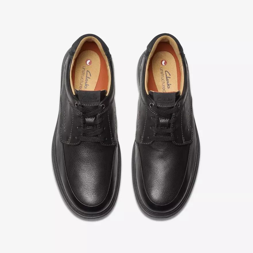 Mens Un Briley Lace Black Leather Oxford Shoes| Clarks Mens Un Briley Lace Black Leather Oxford Shoes| Clarks