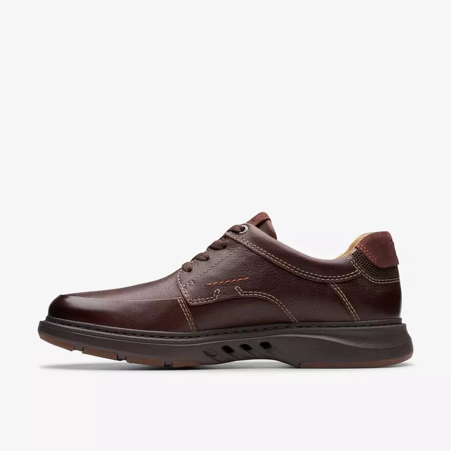 Mens Un Briley Lace Mahogany Leather Shoes| Clarks Mens Un Briley Lace Mahogany Leather Shoes| Clarks