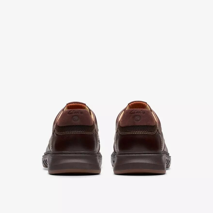 Mens Un Briley Lace Mahogany Leather Shoes| Clarks Mens Un Briley Lace Mahogany Leather Shoes| Clarks