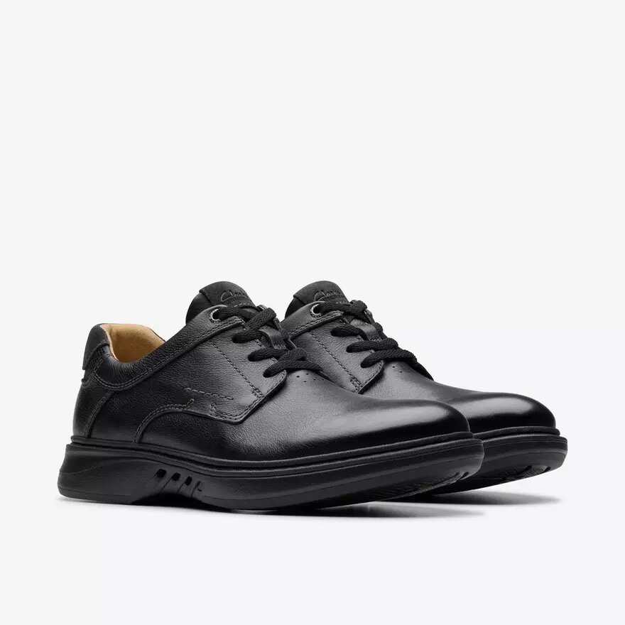 Mens Un Briley Pace Black Leather Oxford Shoes| Clarks Mens Un Briley Pace Black Leather Oxford Shoes| Clarks