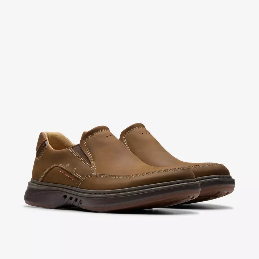 Mens Un Briley Step Beeswax Leather Loafer Shoes| Clarks Mens Un Briley Step Beeswax Leather Loafer Shoes| Clarks