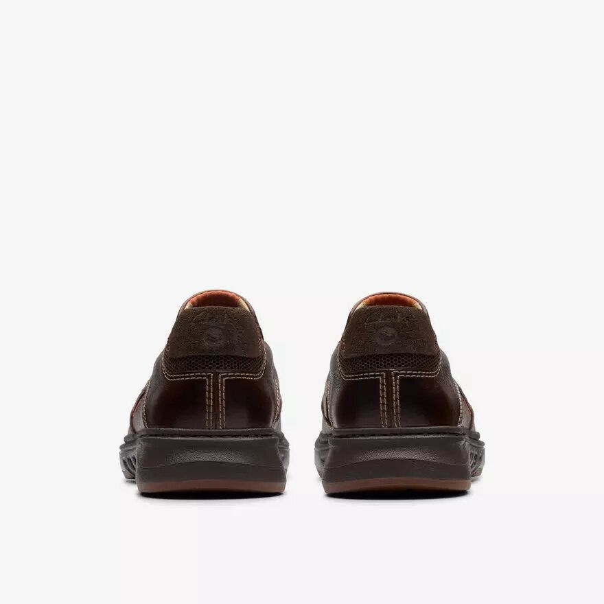 Mens Un Briley Step Mahogany Leather Loafer Shoes| Clarks Mens Un Briley Step Mahogany Leather Loafer Shoes| Clarks