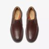 Mens Un Briley Step Mahogany Leather Loafer Shoes| Clarks Mens Un Briley Step Mahogany Leather Loafer Shoes| Clarks