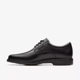 Mens Un Kendric Way Black Leather Oxford Shoes| Clarks Mens Un Kendric Way Black Leather Oxford Shoes| Clarks
