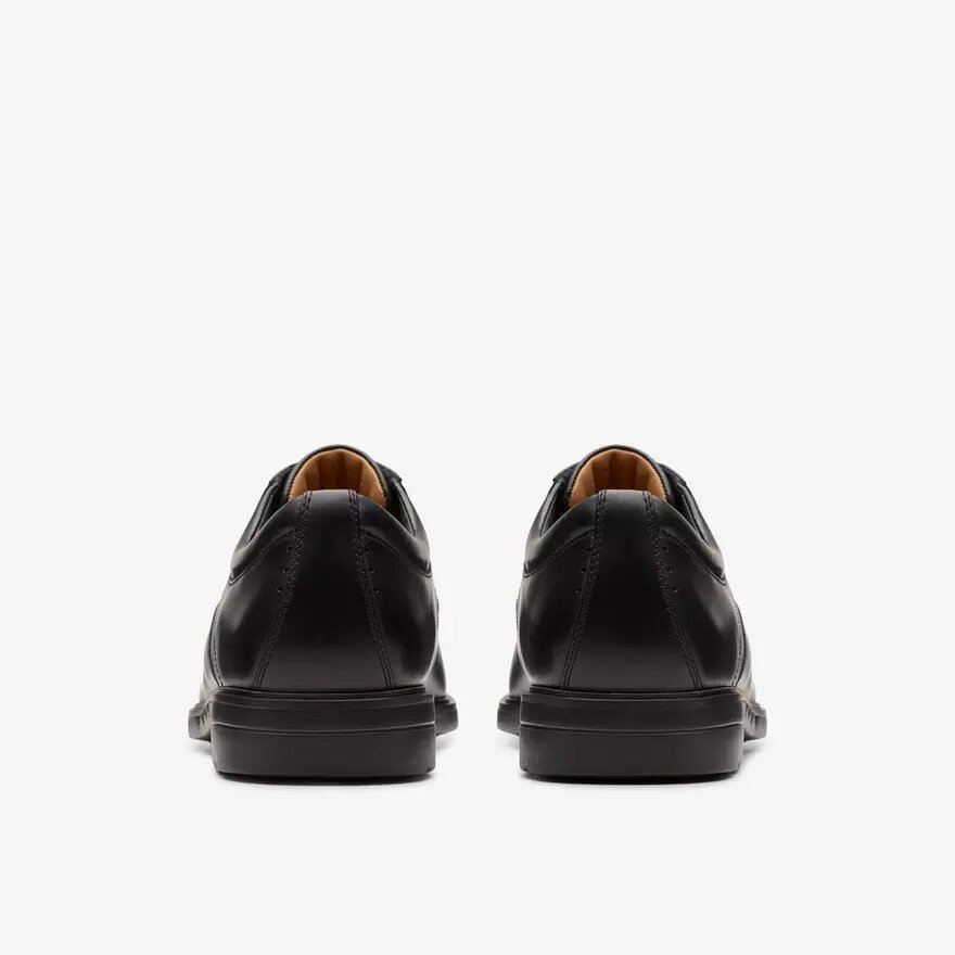 Mens Un Kendric Way Black Leather Oxford Shoes| Clarks Mens Un Kendric Way Black Leather Oxford Shoes| Clarks