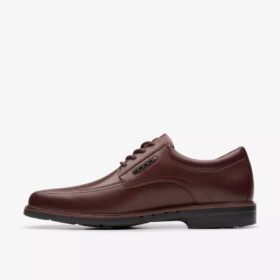 Mens Un Kendric Way Mahogany Leather Oxford Shoes| Clarks Mens Un Kendric Way Mahogany Leather Oxford Shoes| Clarks