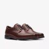 Mens Un Kendric Way Mahogany Leather Oxford Shoes| Clarks