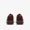 Mens Un Kendric Way Mahogany Leather Oxford Shoes| Clarks