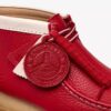 Mens Walla Boot Rb Red Leather Wallabees