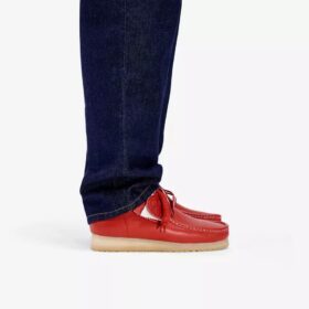 Mens Walla Boot Rb Red Leather Wallabees