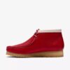 Mens Walla Boot Rb Red Leather Wallabees