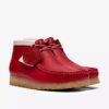 Mens Walla Boot Rb Red Leather Wallabees