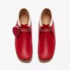 Mens Walla Boot Rb Red Leather Wallabees