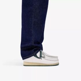 Mens Walla Boot Rb White Leather Wallabees