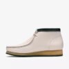 Mens Walla Boot Rb White Leather Wallabees