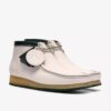 Mens Walla Boot Rb White Leather Wallabees