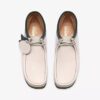 Mens Walla Boot Rb White Leather Wallabees