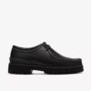 Mens Walla Yukoner Black Leather Wallabees Mens Walla Yukoner Black Leather Wallabees