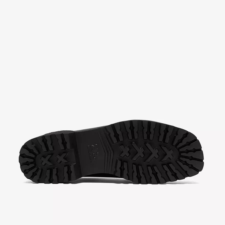 Mens Walla Yukoner Black Leather Wallabees Mens Walla Yukoner Black Leather Wallabees