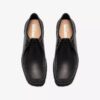 Mens Walla Yukoner Black Leather Wallabees Mens Walla Yukoner Black Leather Wallabees
