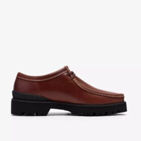 Mens Walla Yukoner Brown Leather Wallabees