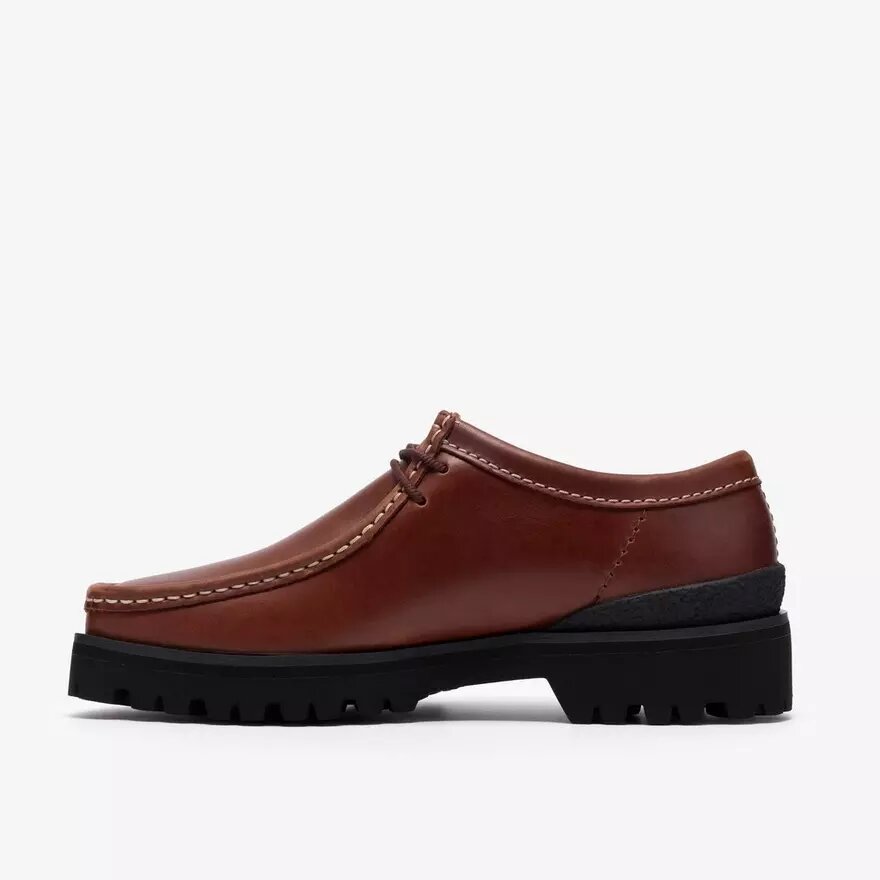 Mens Walla Yukoner Brown Leather Wallabees Mens Walla Yukoner Brown Leather Wallabees