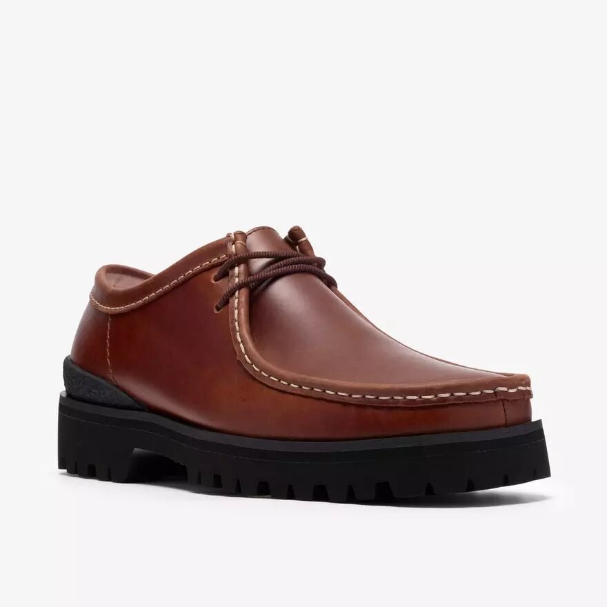 Mens Walla Yukoner Brown Leather Wallabees Mens Walla Yukoner Brown Leather Wallabees