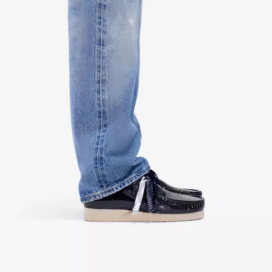 Mens Wallabee 2604 Navy Patent Wallabees Mens Wallabee 2604 Navy Patent Wallabees