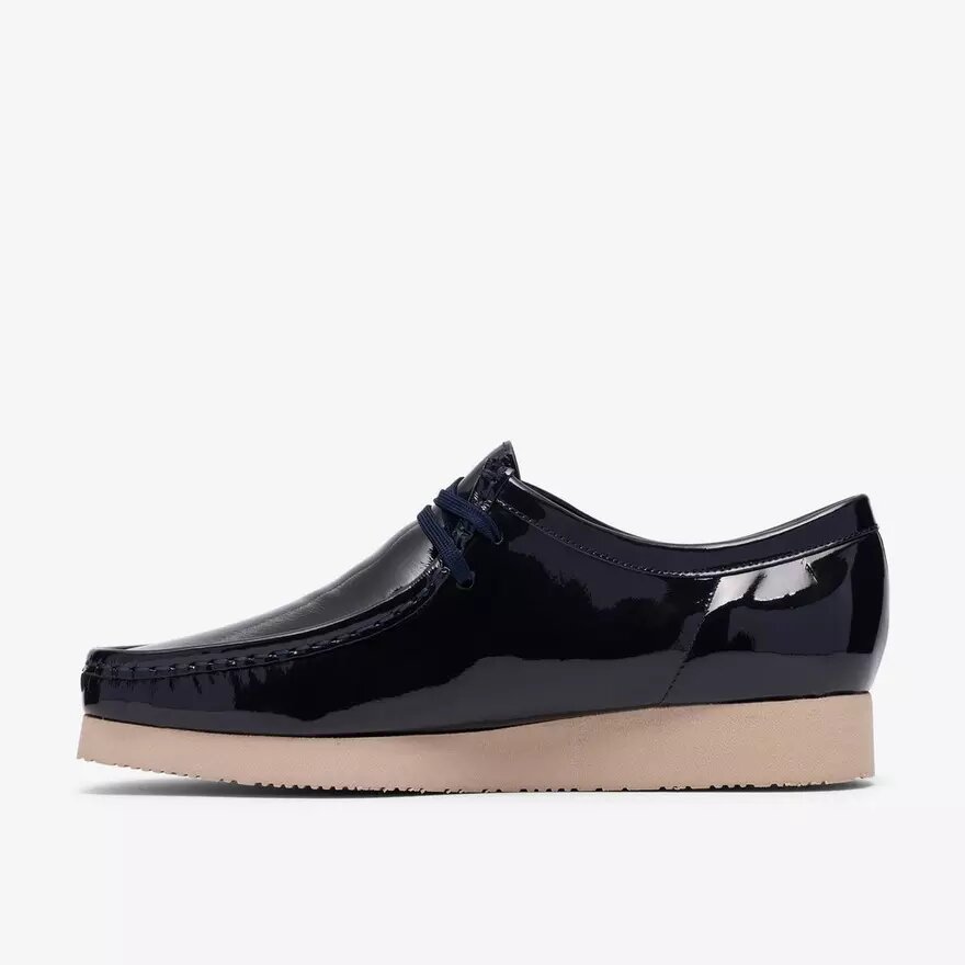 Mens Wallabee 2604 Navy Patent Wallabees Mens Wallabee 2604 Navy Patent Wallabees