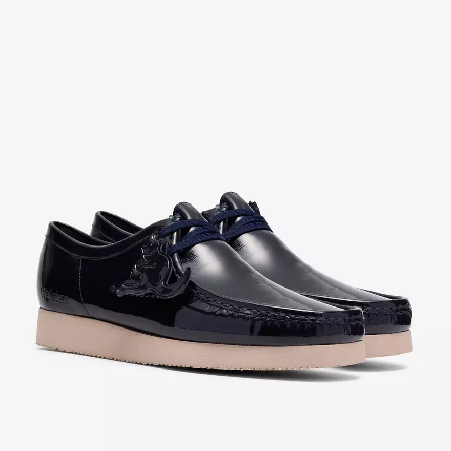 Mens Wallabee 2604 Navy Patent Wallabees Mens Wallabee 2604 Navy Patent Wallabees