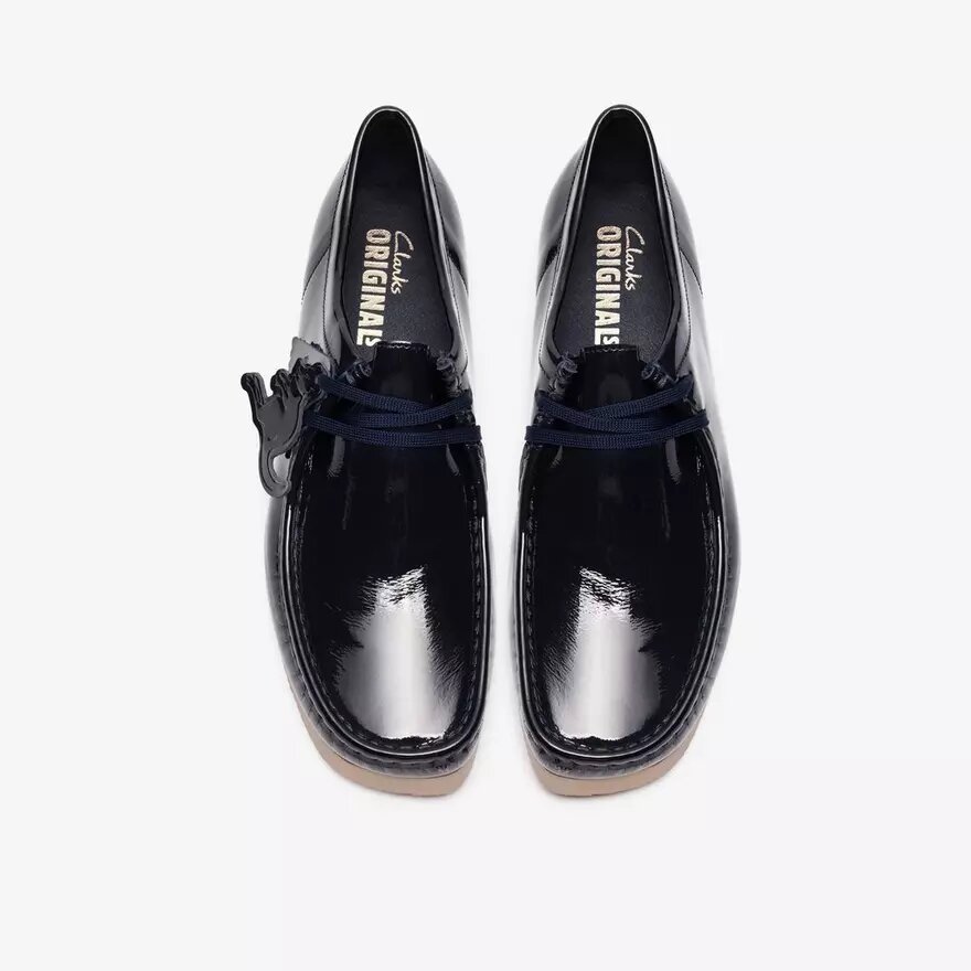 Mens Wallabee 2604 Navy Patent Wallabees Mens Wallabee 2604 Navy Patent Wallabees